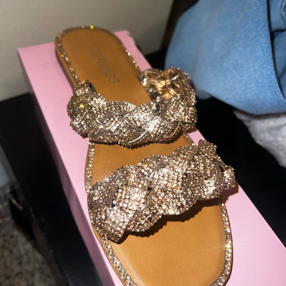 Steve Madden Women's Gold Sandals